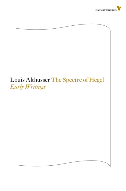 Book Cover for Spectre Of Hegel by Louis Althusser