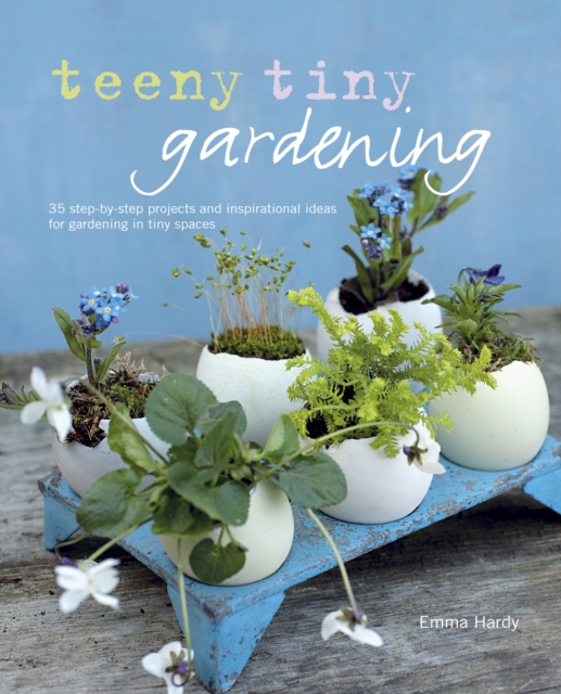 Book Cover for Teeny Tiny Gardening by Emma Hardy