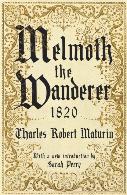 Book Cover for Melmoth the Wanderer 1820 by Maturin, Charles Robert