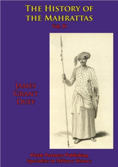 Book Cover for History Of The Mahrattas - Vol II by James Grant Duff