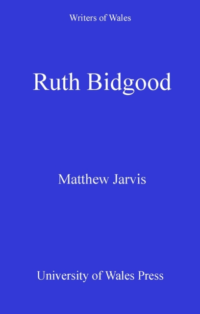 Book Cover for Ruth Bidgood by Matthew Jarvis