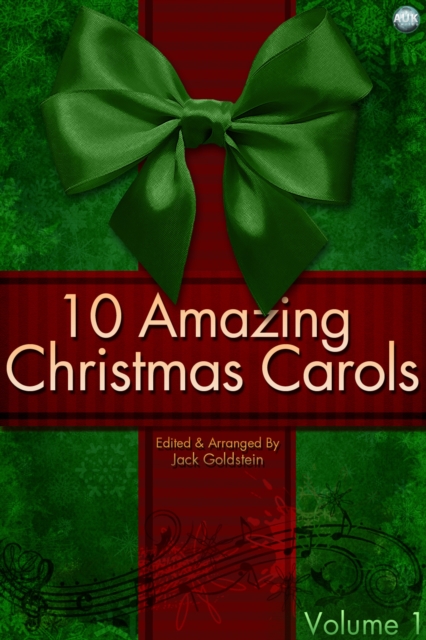 Book Cover for 10 Amazing Christmas Carols - Volume 1 by Jack Goldstein