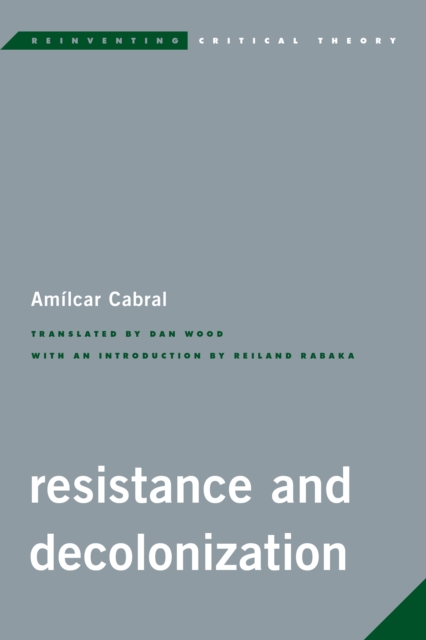 Book Cover for Resistance and Decolonization by Amilcar Cabral