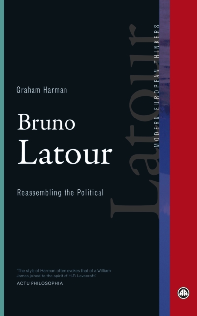 Book Cover for Bruno Latour by Graham Harman