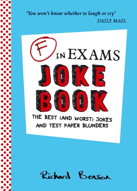 Book Cover for F in Exams Joke Book by Richard Benson