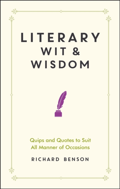 Book Cover for Literary Wit and Wisdom by Richard Benson