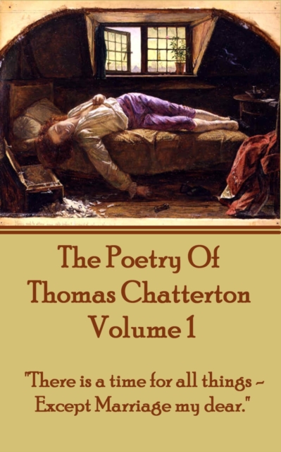 Book Cover for Poetry Of Thomas Chatterton - Vol 1 by Thomas Chatterton