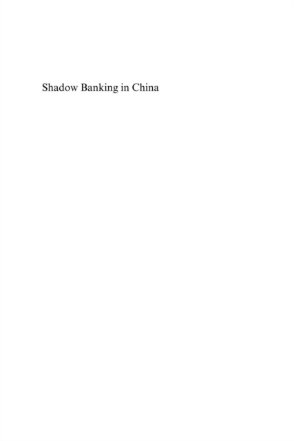 Book Cover for Shadow Banking in China by Shen Wei