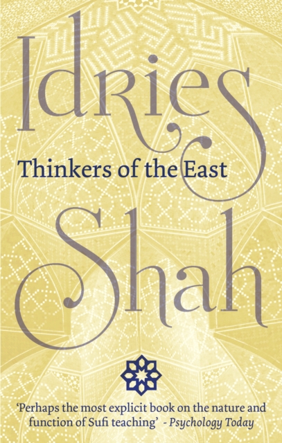 Book Cover for Thinkers of the East by Idries Shah