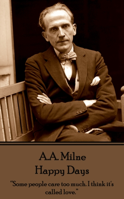 Book Cover for Happy Days by A.A. Milne