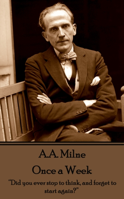 Book Cover for Once a Week by A.A. Milne