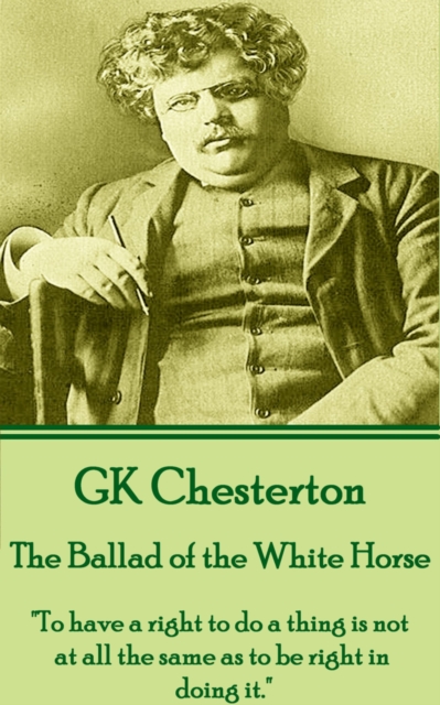 Book Cover for Ballad of the White Horse by G. K. Chesterton