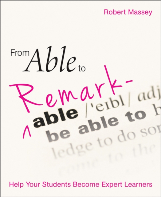 Book Cover for From Able to Remarkable by Robert Massey