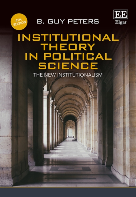 Book Cover for Institutional Theory in Political Science, Fourth Edition by B. Guy Peters