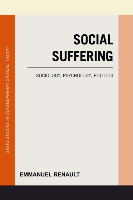 Book Cover for Social Suffering by Emmanuel Renault