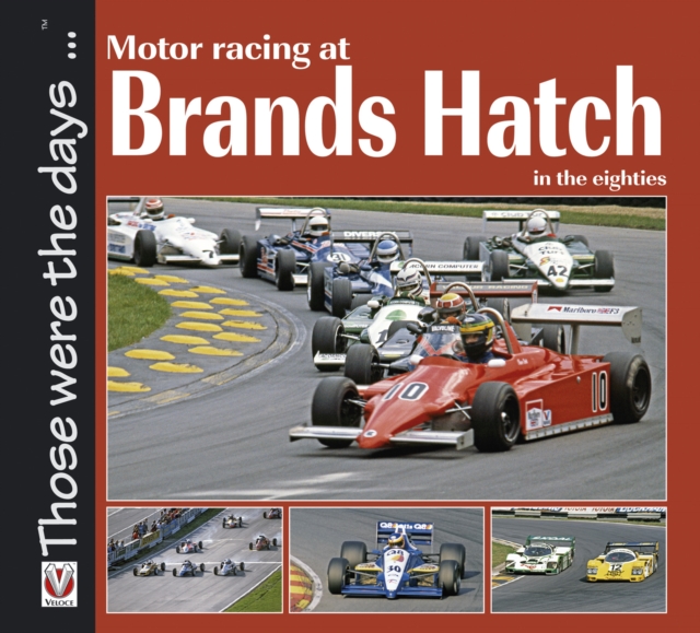 Book Cover for Motor Racing at Brands Hatch in the eighties by Chas Parker