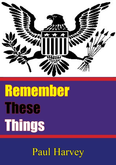 Book Cover for Remember These Things by Harvey, Paul