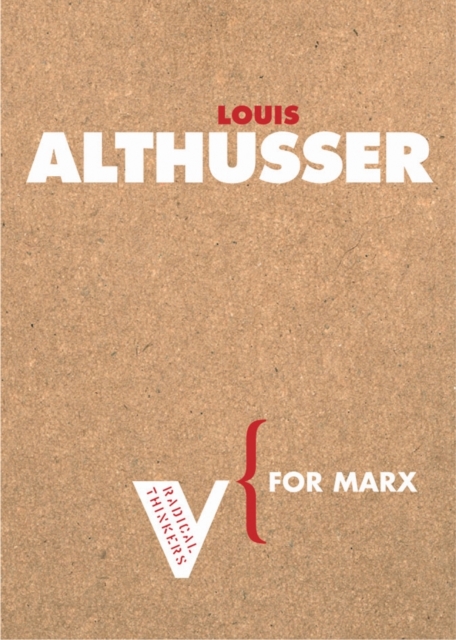 Book Cover for For Marx by Althusser, Louis