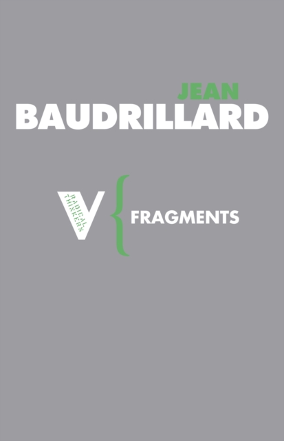 Book Cover for Fragments by Baudrillard, Jean