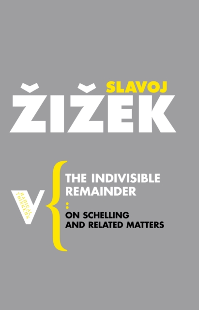 Book Cover for Indivisible Remainder by Slavoj Zizek