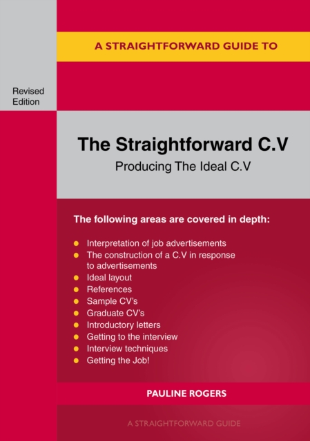 Book Cover for Straightforward C.v. by Pauline Rogers