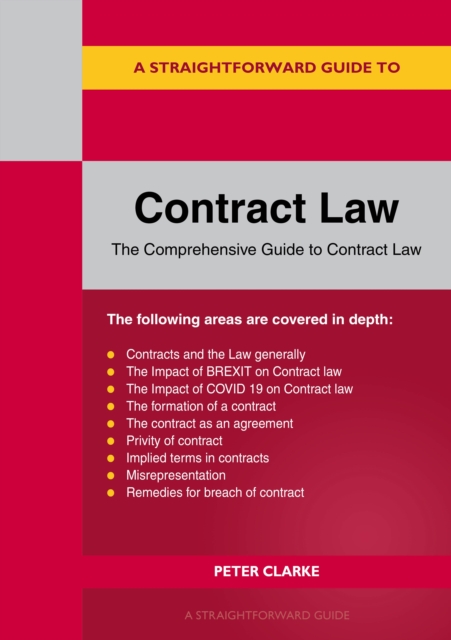 Book Cover for Straightforward Guide To Contract Law by Peter Clarke