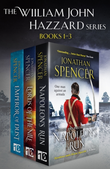 Book Cover for William John Hazzard series by Jonathan Spencer