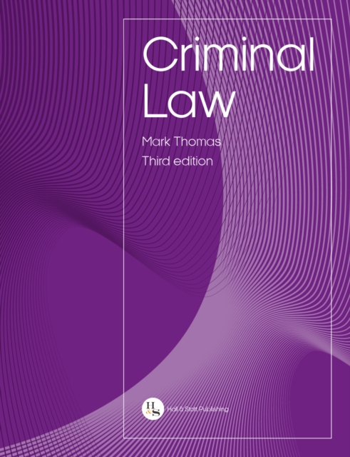 Book Cover for Criminal Law by Mark Thomas