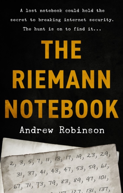 Book Cover for Riemann Notebook by Andrew Robinson