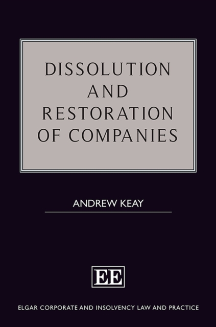 Book Cover for Dissolution and Restoration of Companies by Andrew Keay