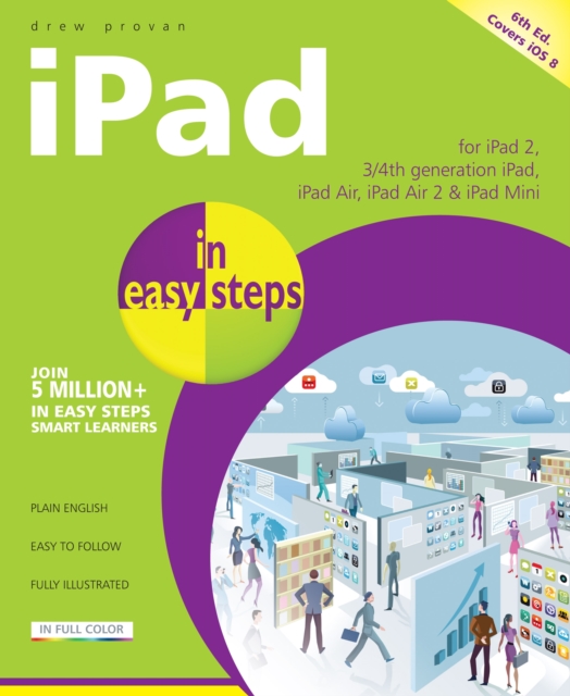Book Cover for iPad in easy steps, 6th edition by Drew Provan