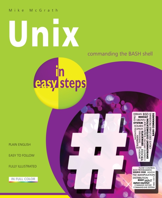 Book Cover for Unix in easy steps by McGrath, Mike