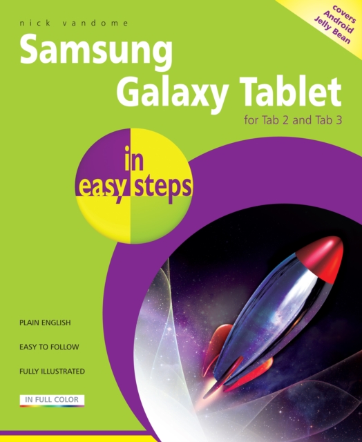 Book Cover for Samsung Galaxy Tablet in easy steps by Nick Vandome