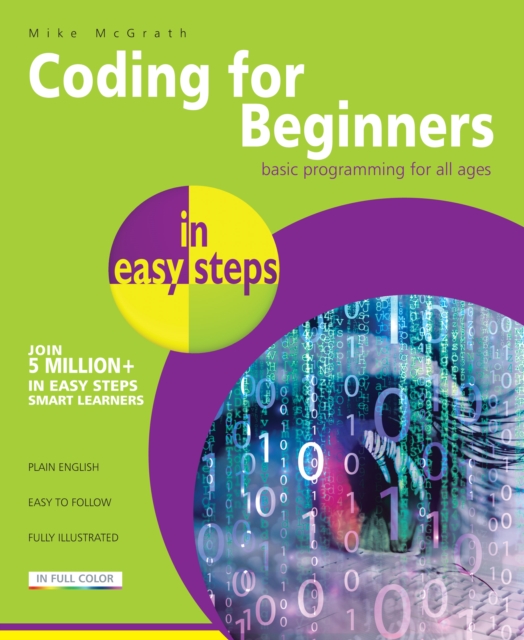 Book Cover for Coding for Beginners in easy steps by Mike McGrath