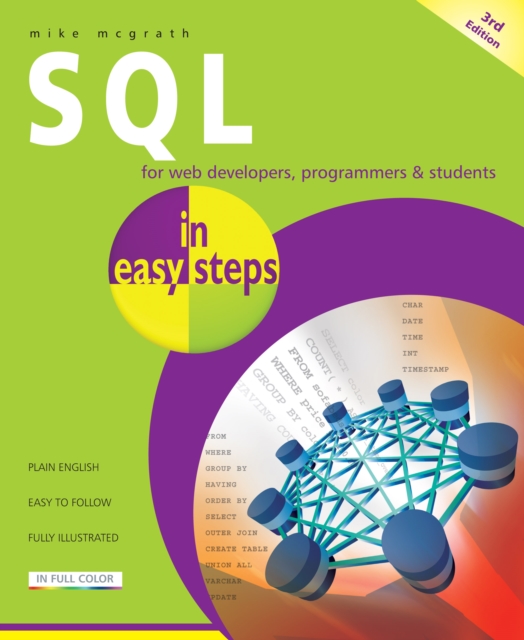 Book Cover for SQL in easy steps, 3rd edition by McGrath, Mike