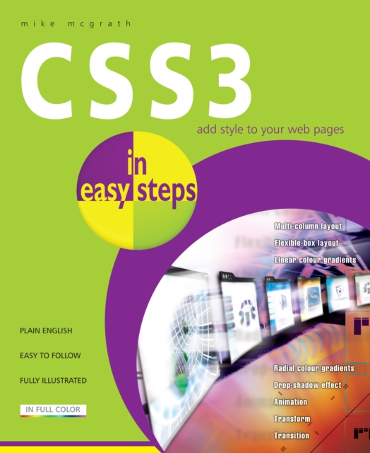 Book Cover for CSS3 in easy steps by McGrath, Mike