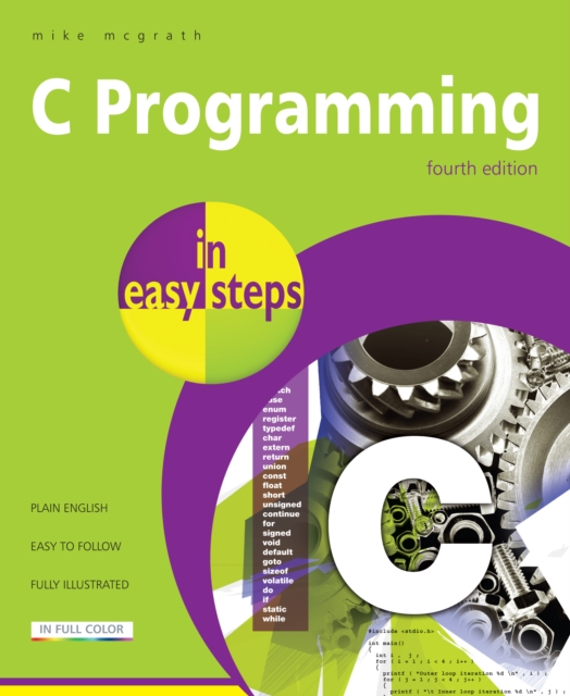 Book Cover for C Programming in easy steps, 4th edition by McGrath, Mike