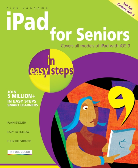 Book Cover for iPad for Seniors in easy steps, 5th Edition by Nick Vandome