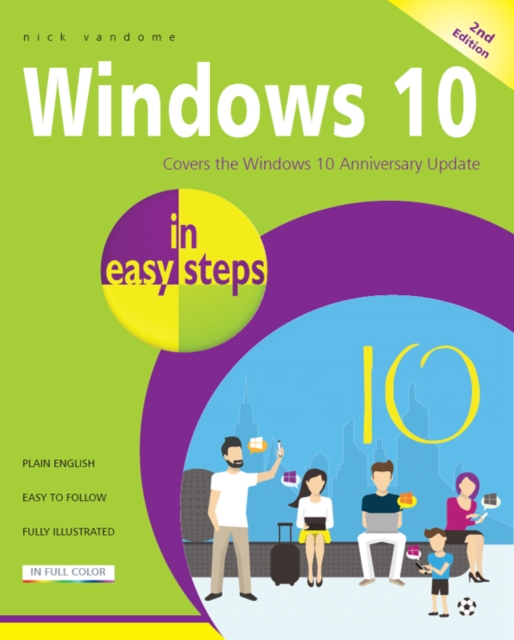 Book Cover for Windows 10 in easy steps, 2nd Edition by Nick Vandome