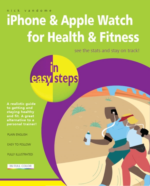 Book Cover for iPhone & Apple Watch for Health & Fitness in easy steps by Nick Vandome