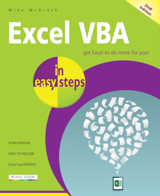 Book Cover for Excel VBA in easy steps, 2nd Edition by McGrath, Mike