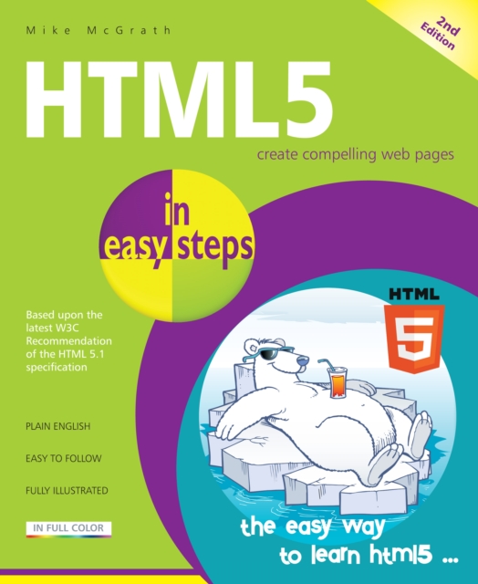 Book Cover for HMTL5 in easy steps, 2nd Edition by Mike McGrath