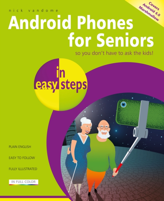 Book Cover for Android Phones for Seniors in easy steps by Nick Vandome