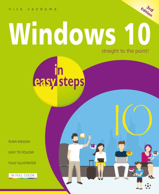 Book Cover for Windows 10 in easy steps, 3rd edition by Nick Vandome