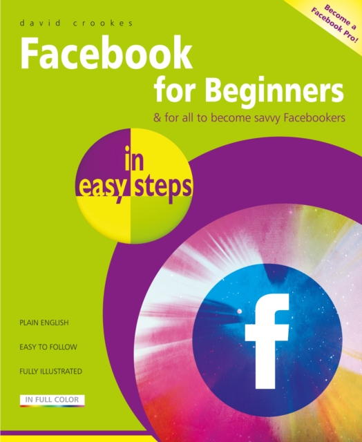 Book Cover for Facebook for Beginners in easy steps by David Crookes