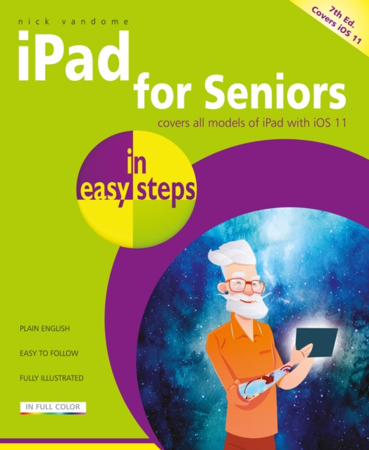 Book Cover for iPad for Seniors in easy steps by Nick Vandome