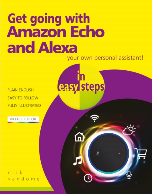 Book Cover for Get going with Amazon Echo and Alexa in easy steps by Nick Vandome