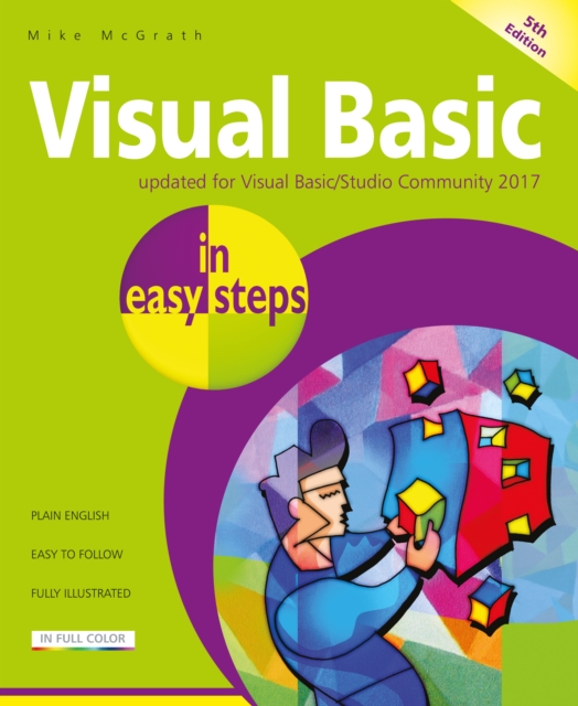 Book Cover for Visual Basic in easy steps, 5th edition by Mike McGrath