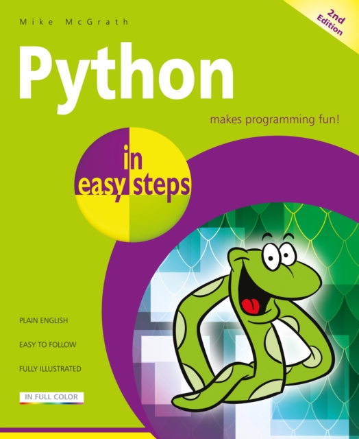 Book Cover for Python in easy steps, 2nd Edition by McGrath, Mike