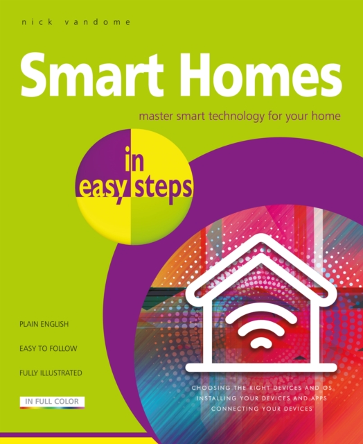 Book Cover for Smart Homes in easy steps by Nick Vandome